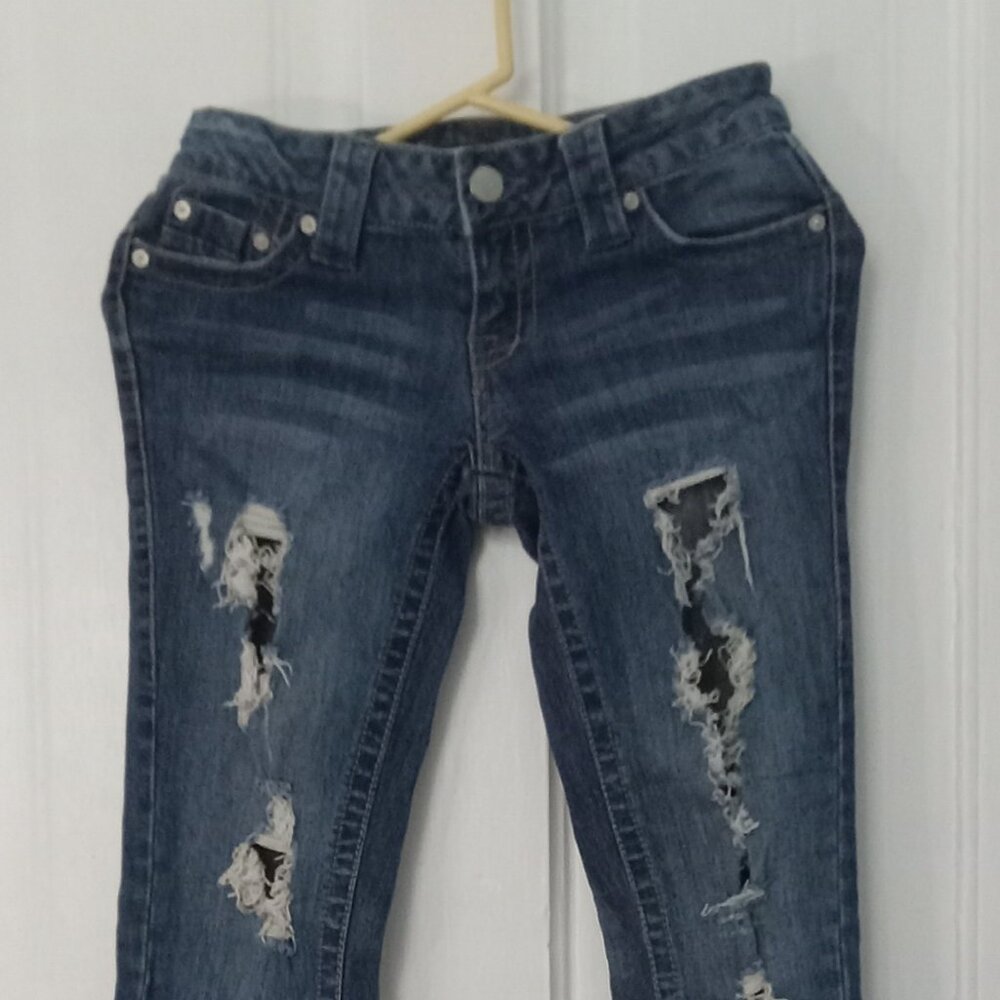 Vintage Paris Blues skinny jeans, size 1, dark wash